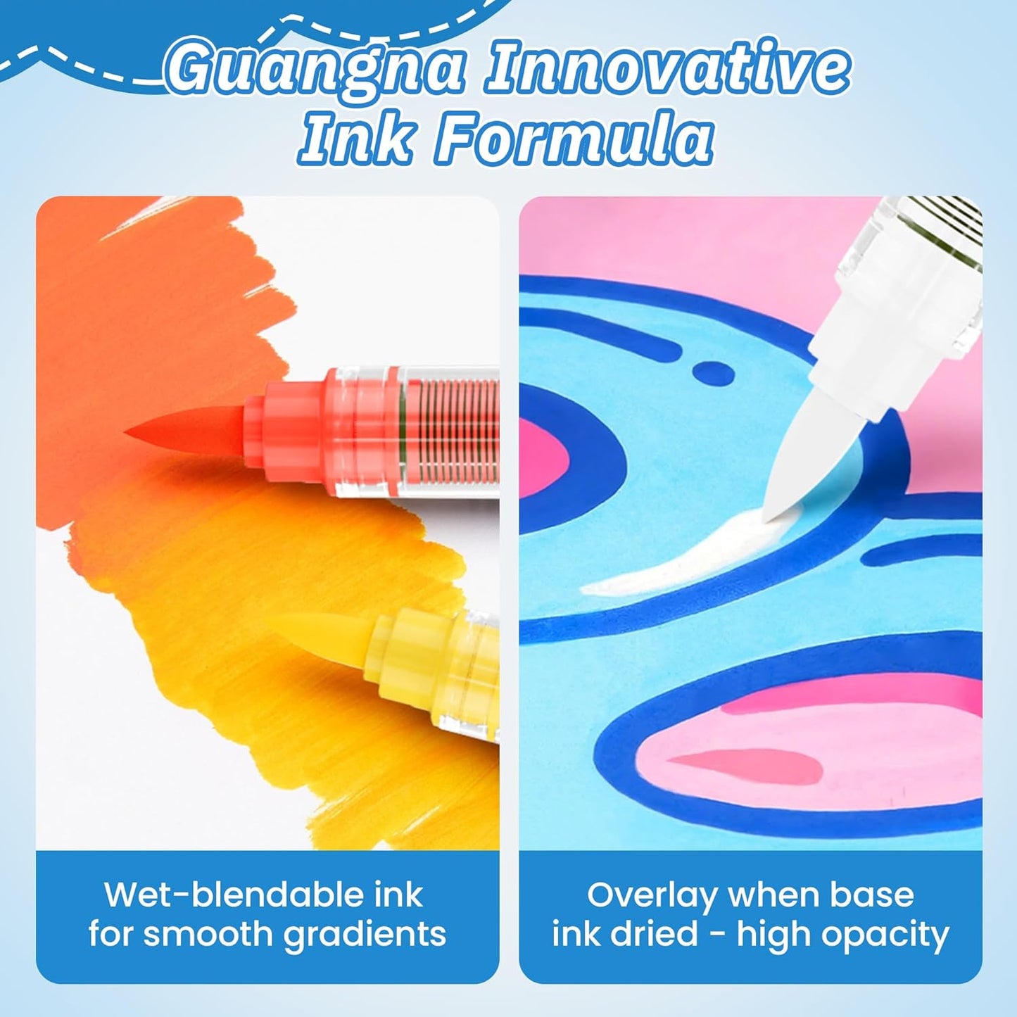 Acrylic Brush Marker Set