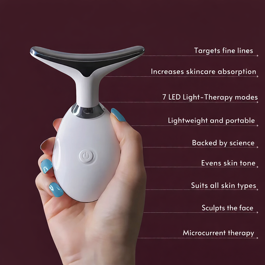 7-in-1 LED Facial Massager & Neck Lifting Device