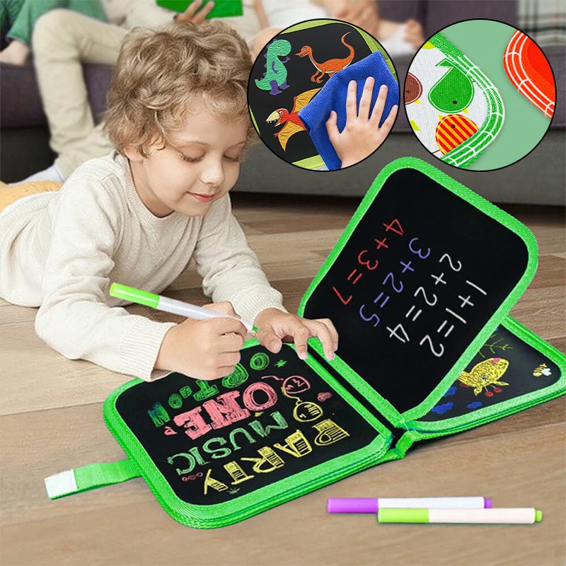 Reusable Doodle Book Set for Kids with FREE Markers