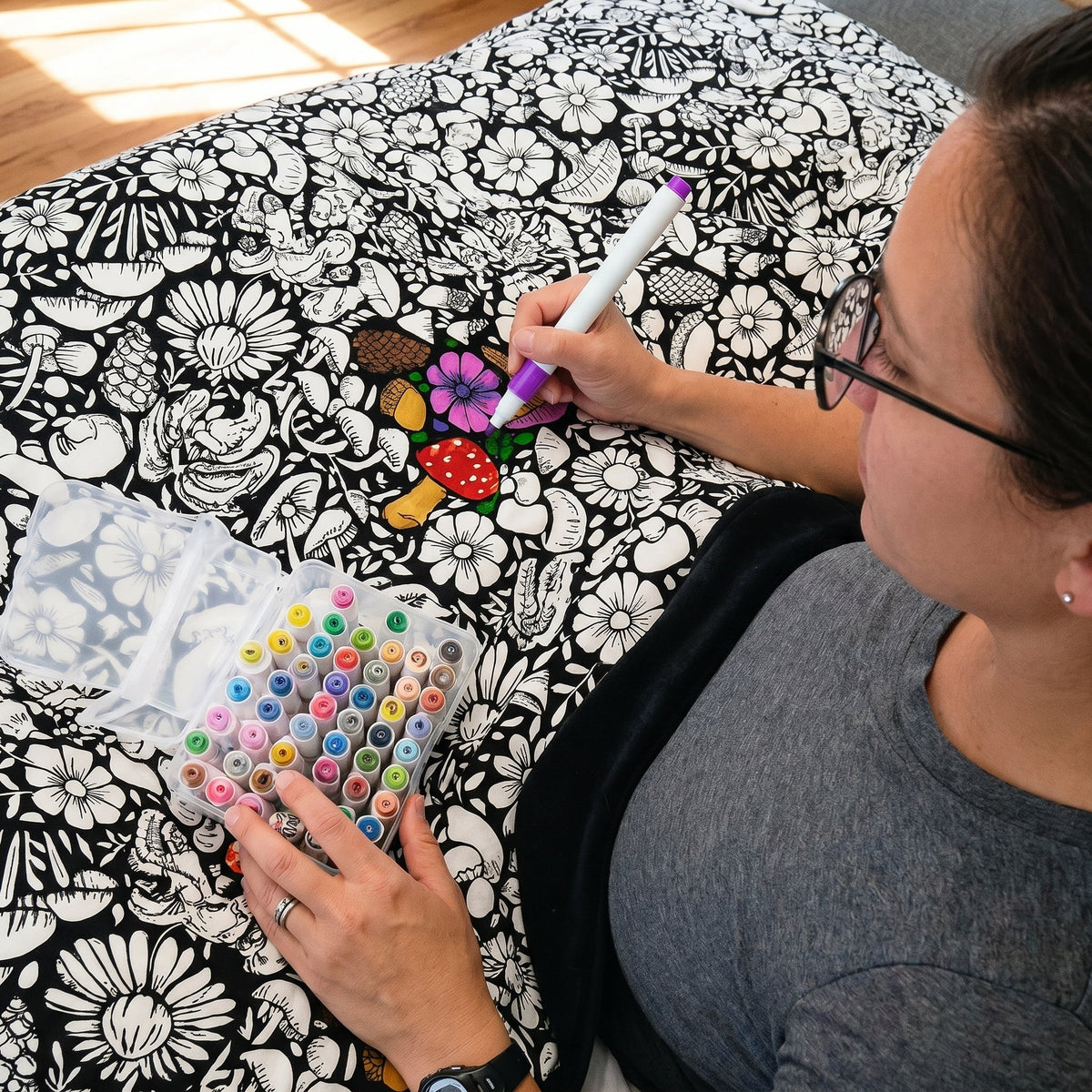 Creative Coloring Blanket