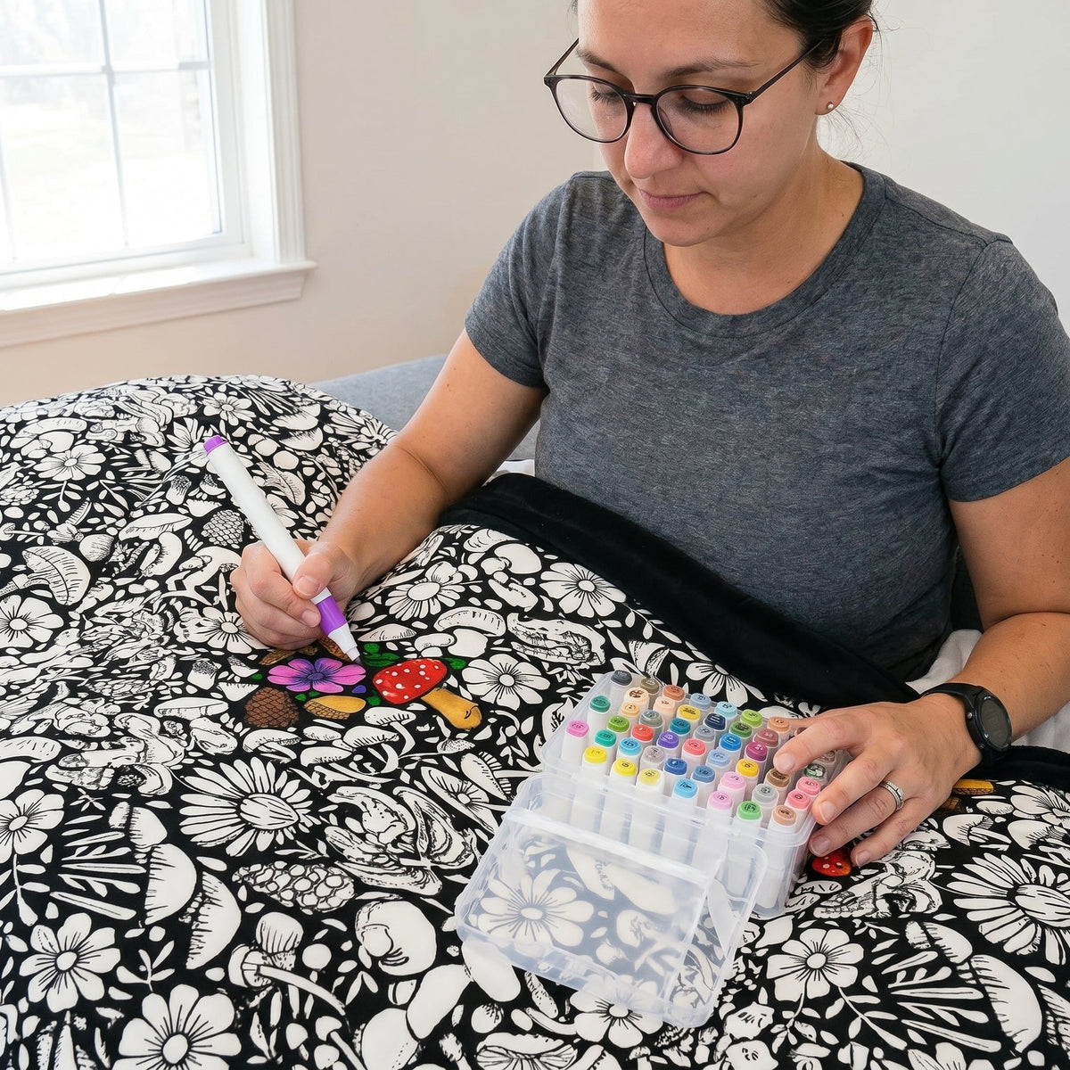 Creative Coloring Blanket