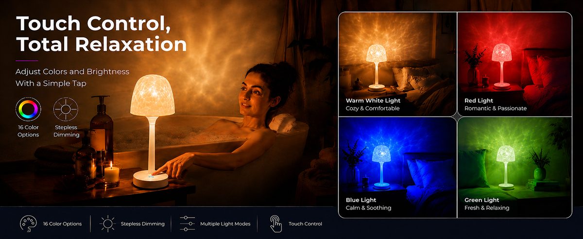 Ocean Wave Projector Lamp