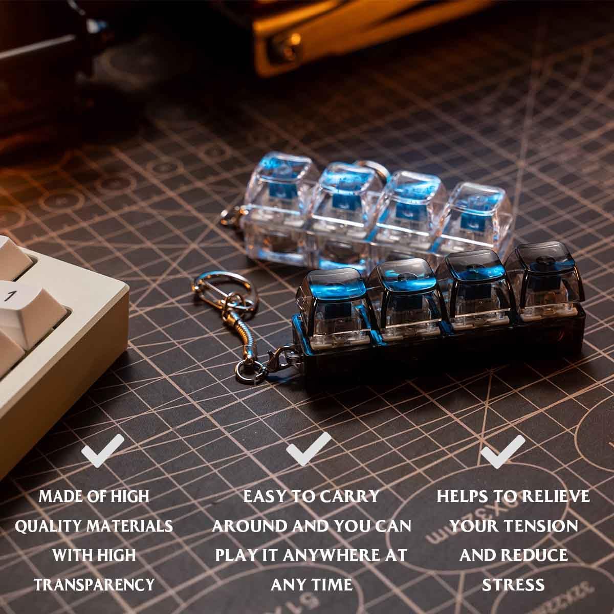 Mechanical Click-Fidget keychain