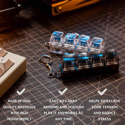 Mechanical Click-Fidget Keychain