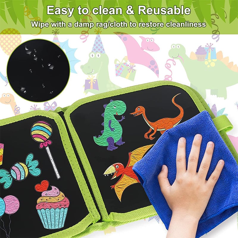 Reusable Doodle Book Set for Kids with FREE Markers