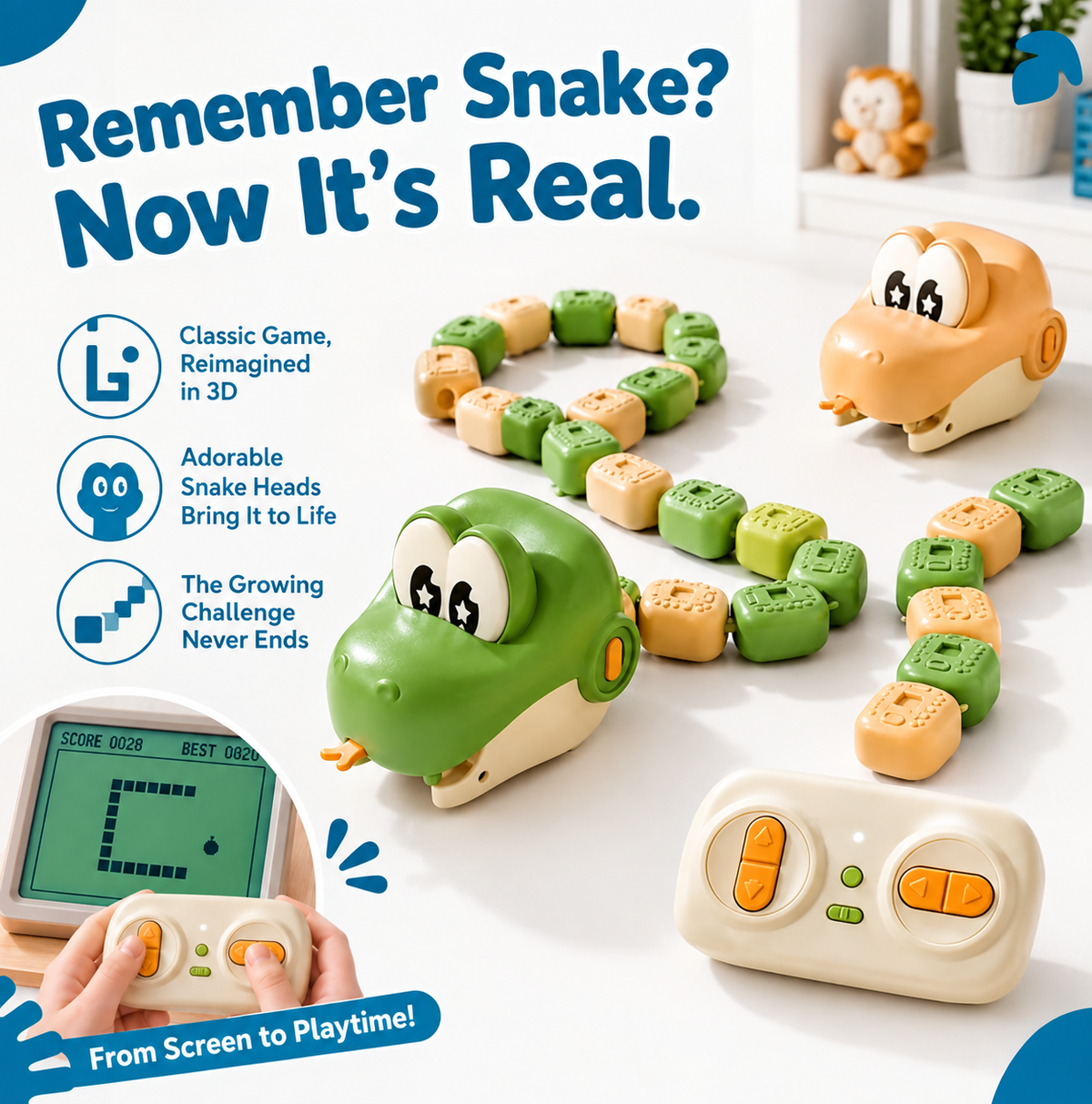 Snakora - Greedy Snake Game RC Toy