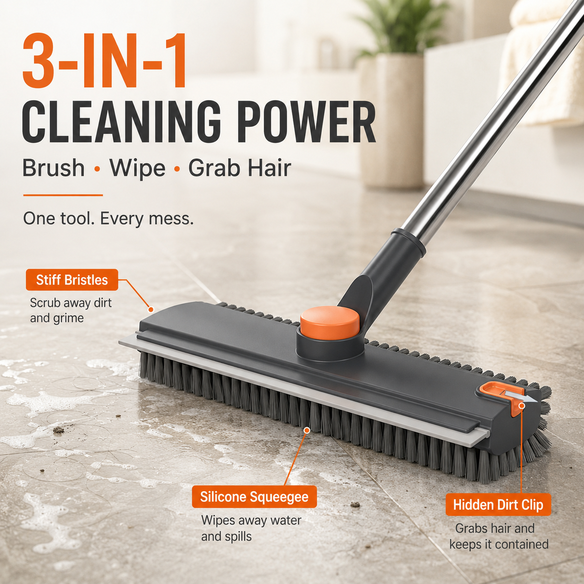 3-in-1 Multipurpose Scrub Brush