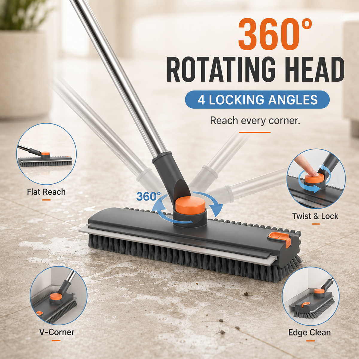 3-in-1 Multipurpose Scrub Brush