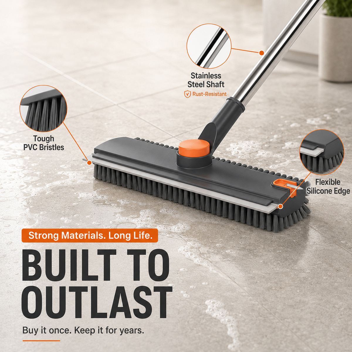 3-in-1 Multipurpose Scrub Brush