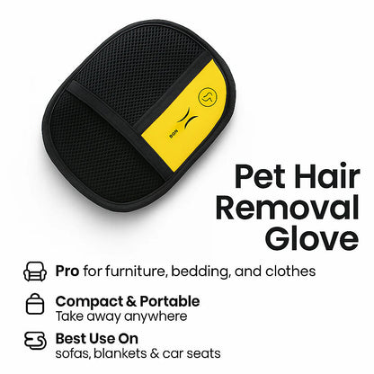 Pet Hair Removal Glove (Get Sticky Roller Free)