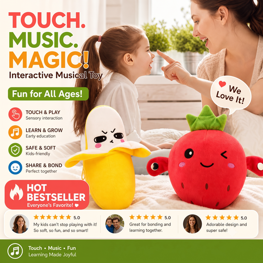Interactive Sensory Musical Plush Toy