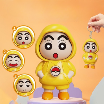 Shin-chan Face Rotating Keychain ( Buy 1 Get 1 FREE )