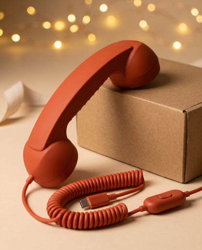 Retro Phone Headset USB-C