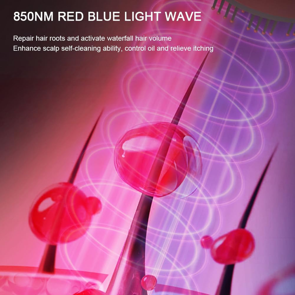 Red Light Hair Rejuvenation Scalp Massager