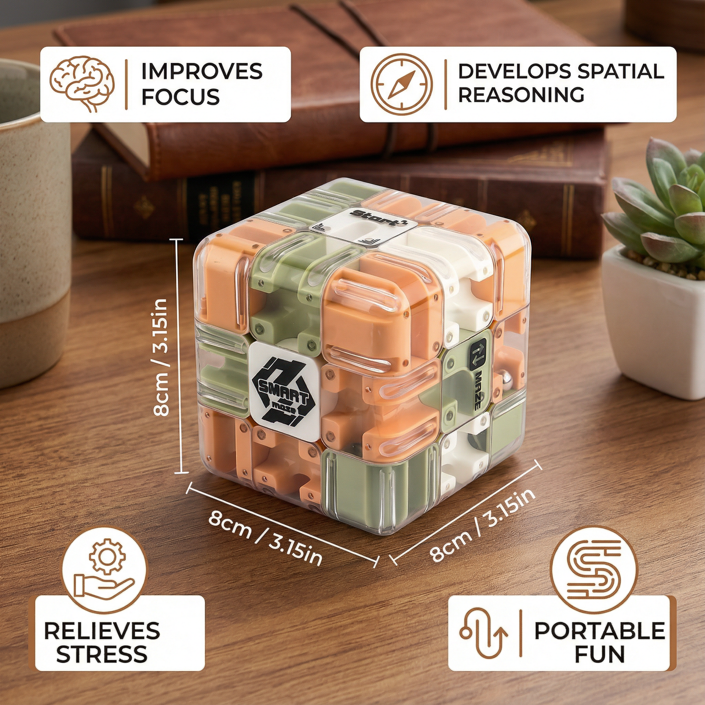 Labyrinth 3D Puzzle Maze Cube
